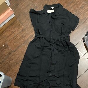 a new day Black Midi Dress